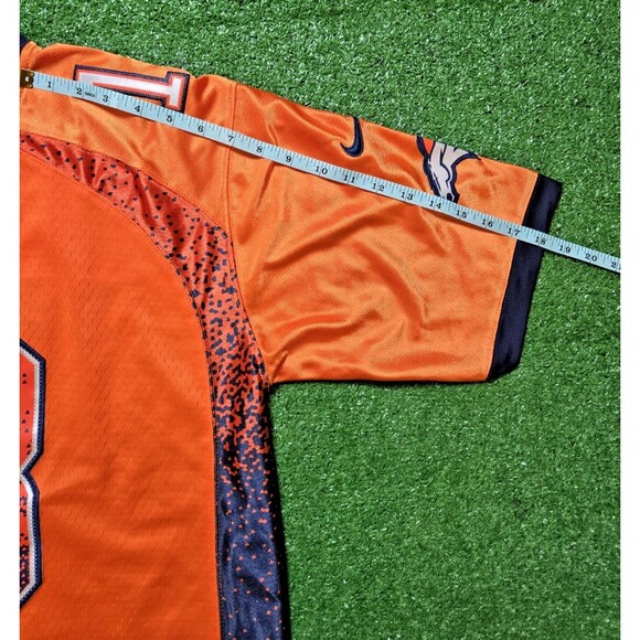 NFL On Field Peyton Manning Jersey Denver Broncos 'Orange' (Men's 56) - Picture 12 of 16